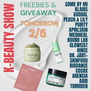 🧴 K-Beauty Posh Show ✨ Thursday, 2/5 @ 12:30pm PST / 3:30pm EST 💆‍♀️